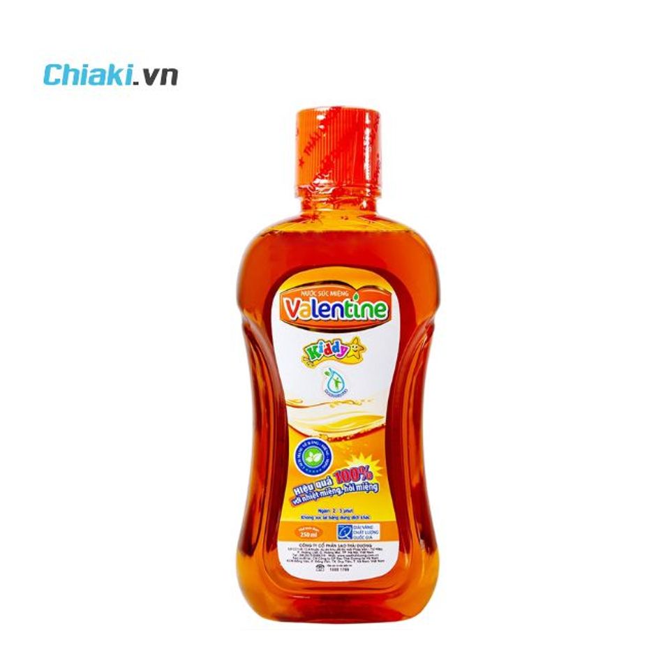 Nước s&uacute;c miệng cho b&eacute; Th&aacute;i Dương Valentine Kiddy