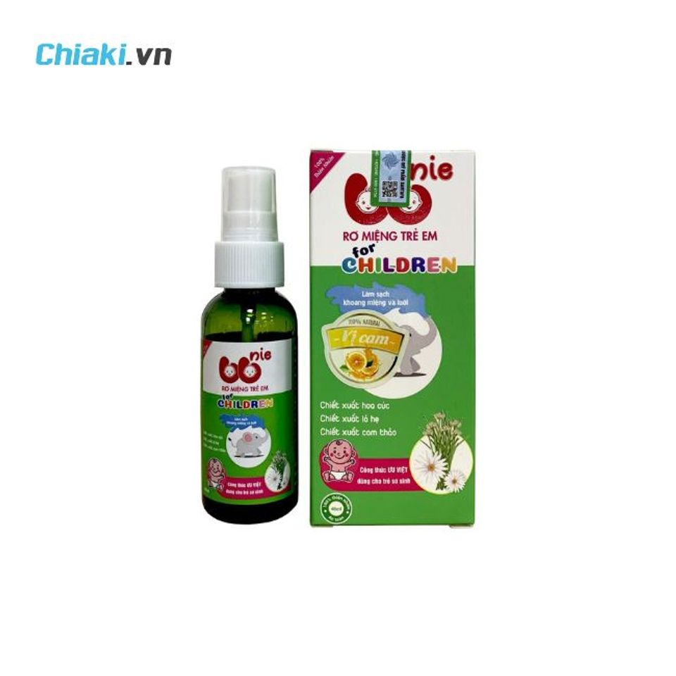 Chai Xịt Rơ Miệng, Trẻ em Chiết Xuất Thi&ecirc;n Nhi&ecirc;n Bbnie