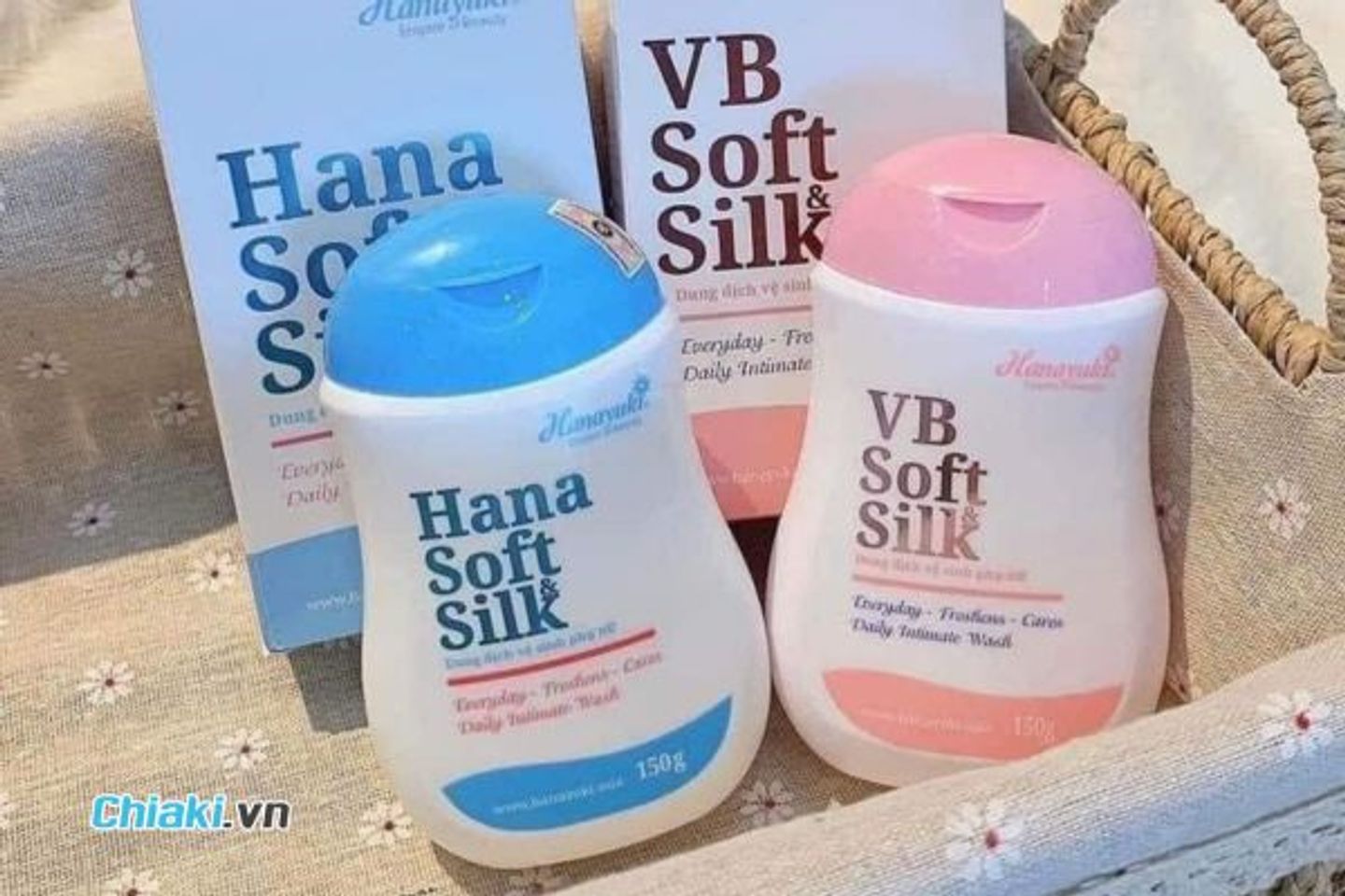 Dung dịch vệ sinh phụ nữ Hanayuki VB Soft Silk