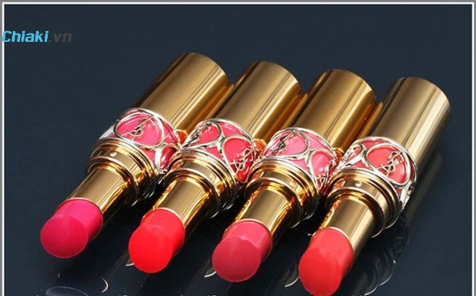 Son YSL Rouge Volupte Shine Candy Glaze 12 Coral Excitement