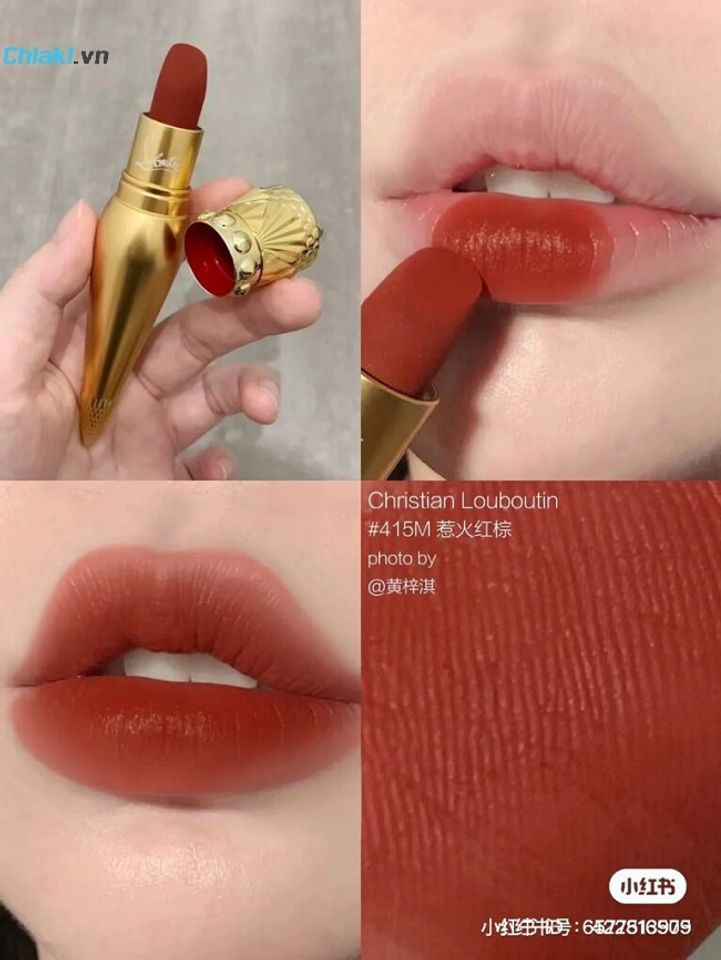 C&acirc;y son h&igrave;nh vi&ecirc;n đạn Louboutin Rococotte m&agrave;u 415M