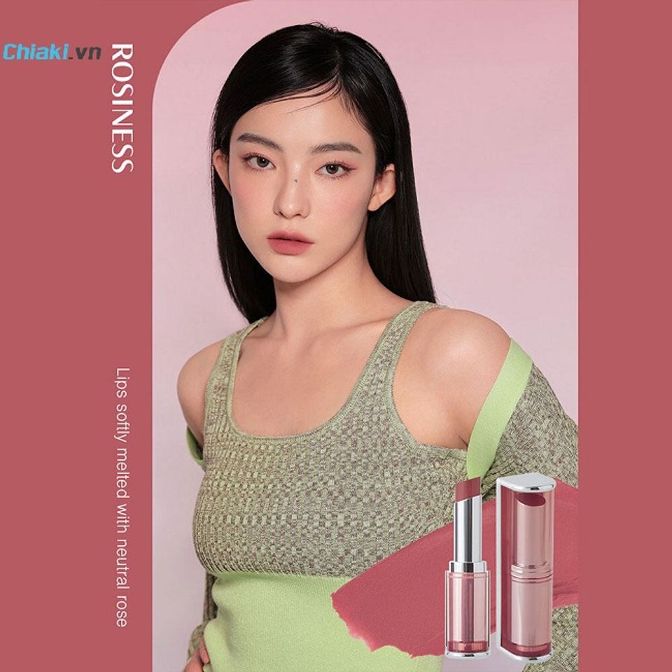 Son thỏi 3CE Blur Matte Lipstick mịn l&igrave; m&agrave;u Misty Day