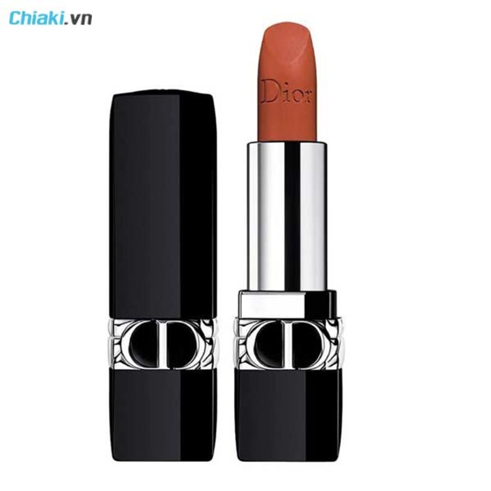 Son thỏi Dior Rouge New Matte 814 Atelier m&agrave;u đỏ gạch
