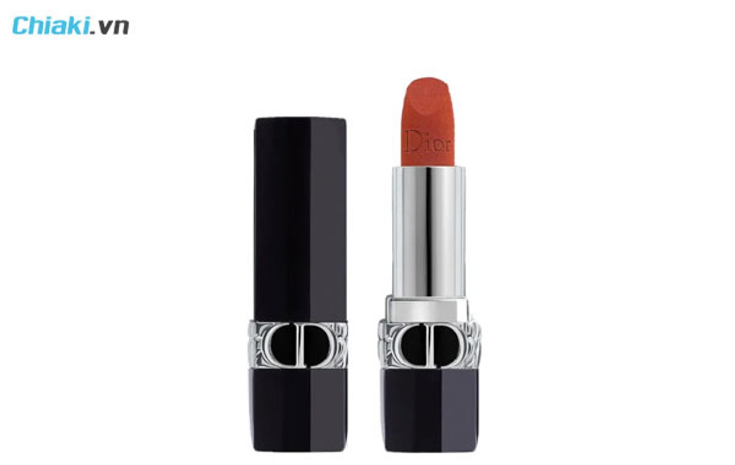 son đỏ berry Dior Velvet 840 Rayonnate m&agrave;u đỏ gạch
