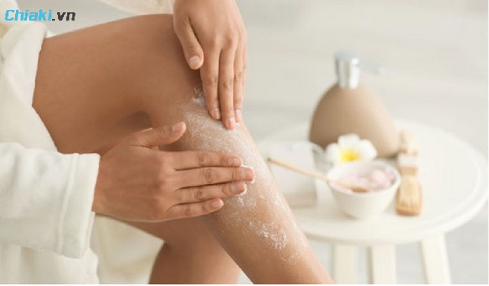Muối tắm tẩy tế b&agrave;o chết gi&uacute;p giảm vi&ecirc;m lỗ ch&acirc;n l&ocirc;ng, lưu th&ocirc;ng m&aacute;u