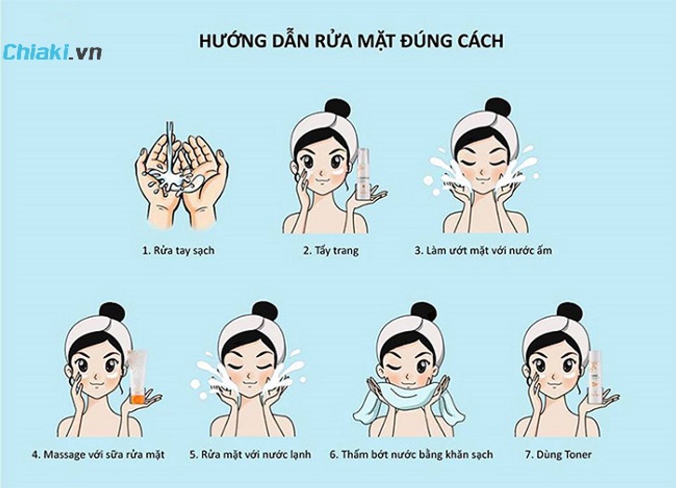 Hướng dẫn sử dụng sữa rửa mặt collagen đ&uacute;ng c&aacute;ch