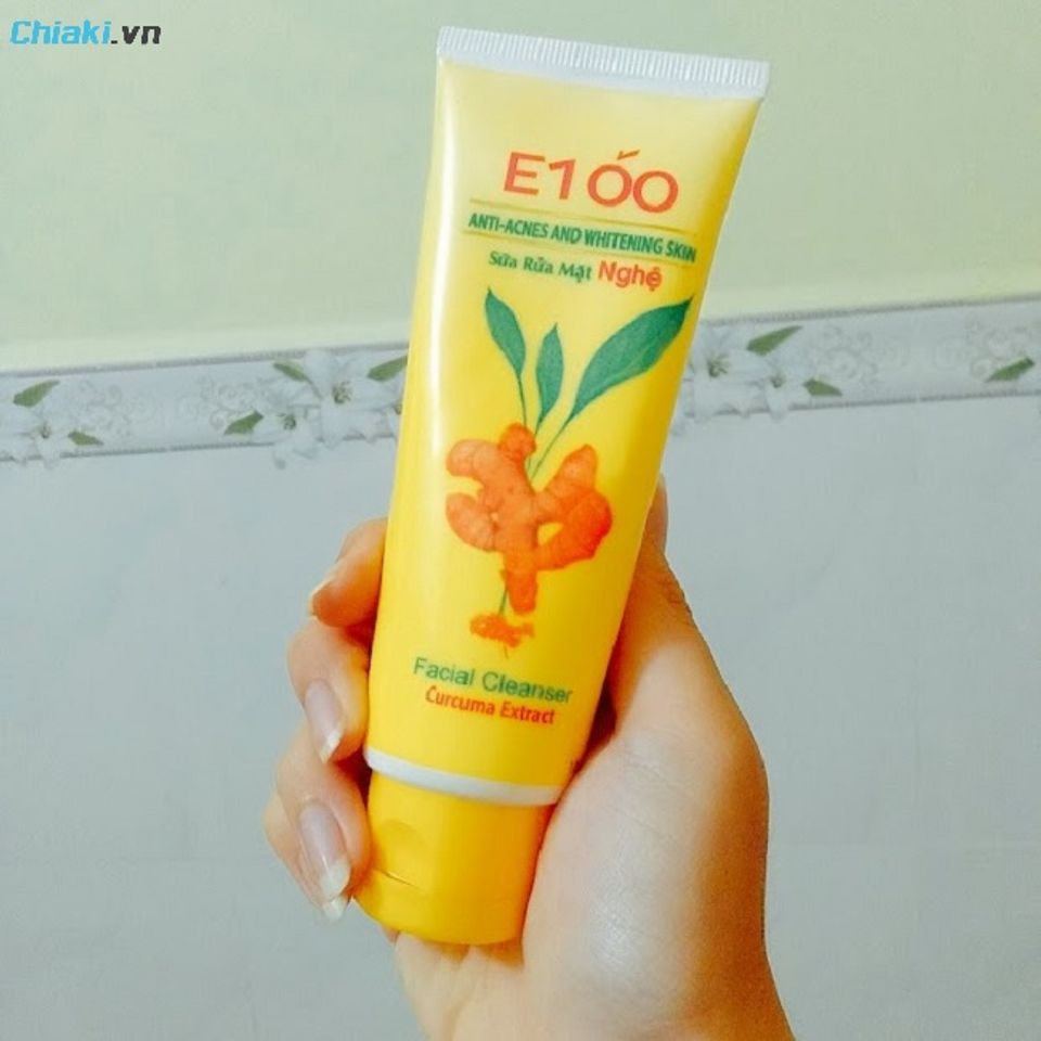 Sữa rửa mặt E100 nghệ l&agrave;m sạch da dịu nhẹ, gi&aacute; th&agrave;nh rẻ