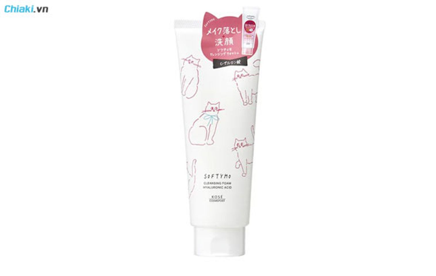 sữa rửa mặt Kose Softymo Hyaluronic Acid