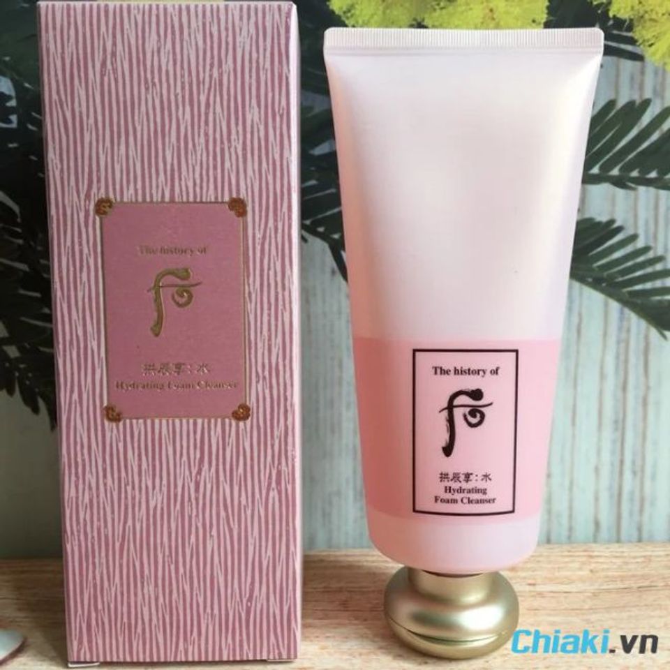 Sữa rửa mặt Whoo hồng