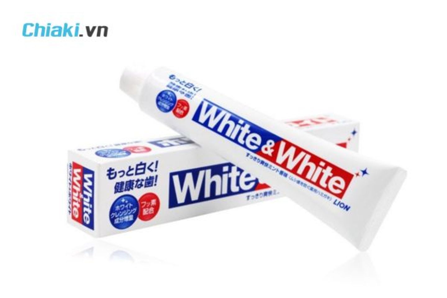 Kem đ&aacute;nh trắng răng Nhật Bản White & White Lion