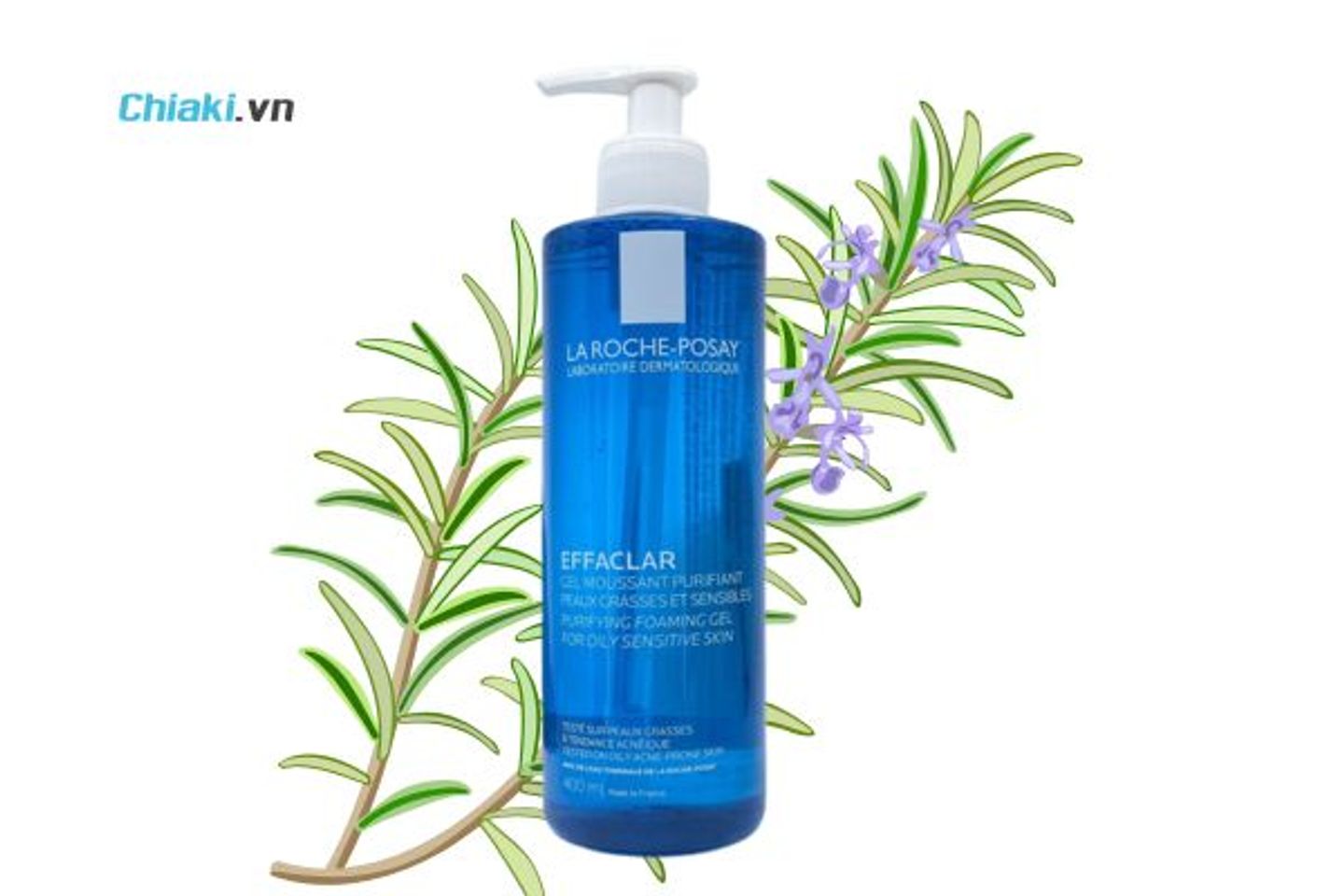 Gel rửa mặt cho da dầu mụn La Roche Posay Effaclar