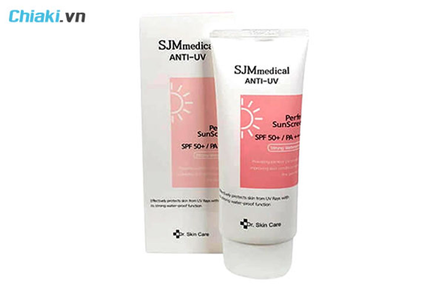 bao b&igrave; thiết kế của kem chống nắng SJM