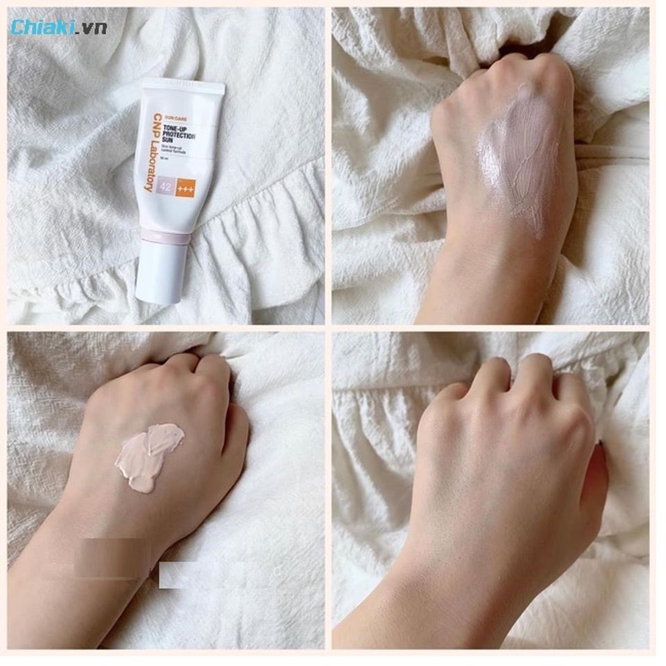 [Review] Kem chống nắng CNP Laboratory Tone - Up nâng tông, kiềm dầu