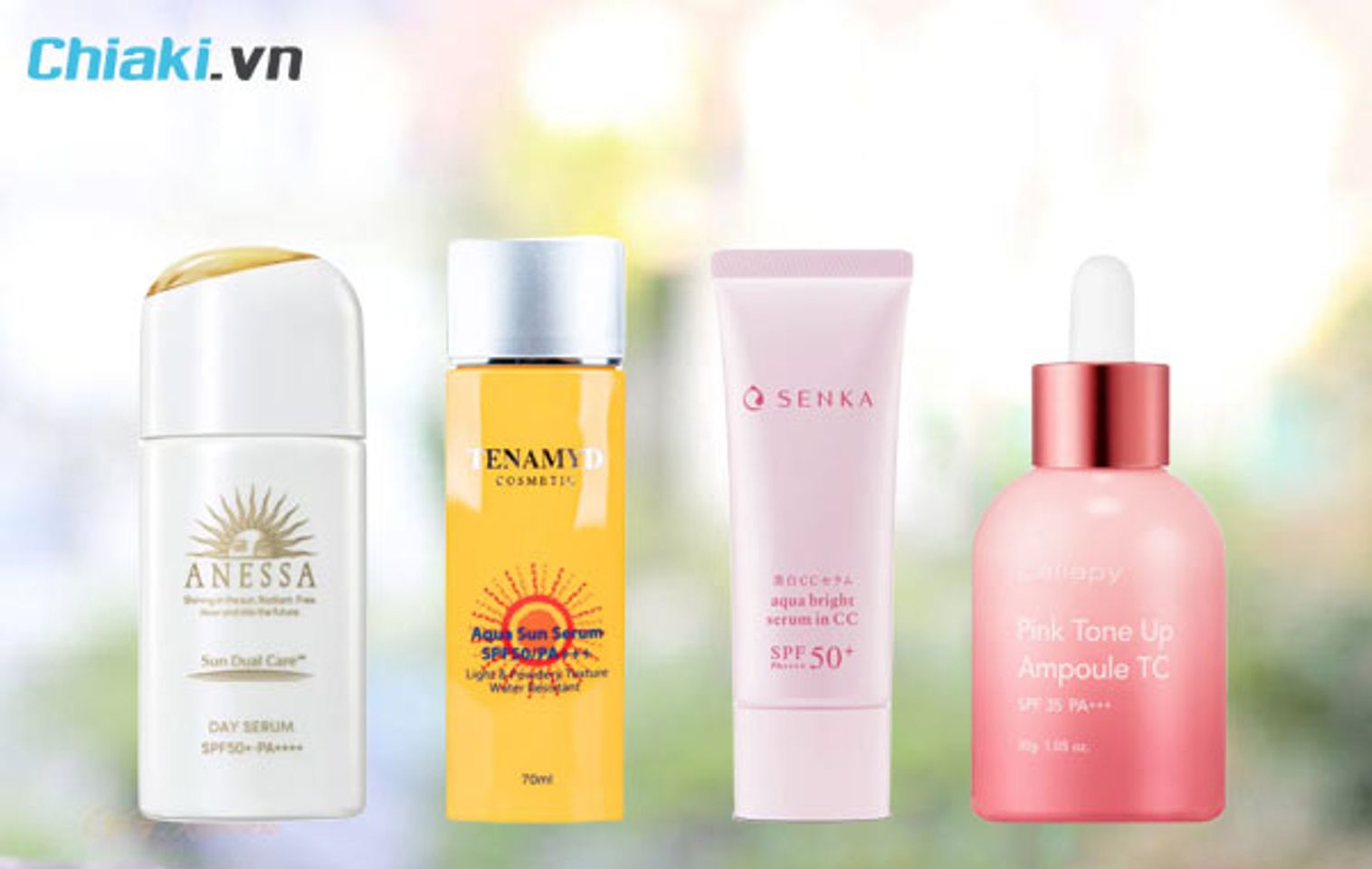 serum chống nắng đang rất được ưa chuộng