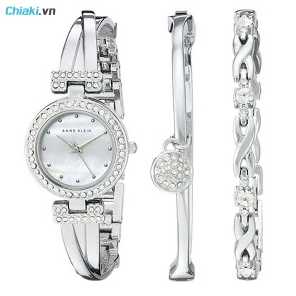 Set đồng hồ Anne Klein AK/1869SVST