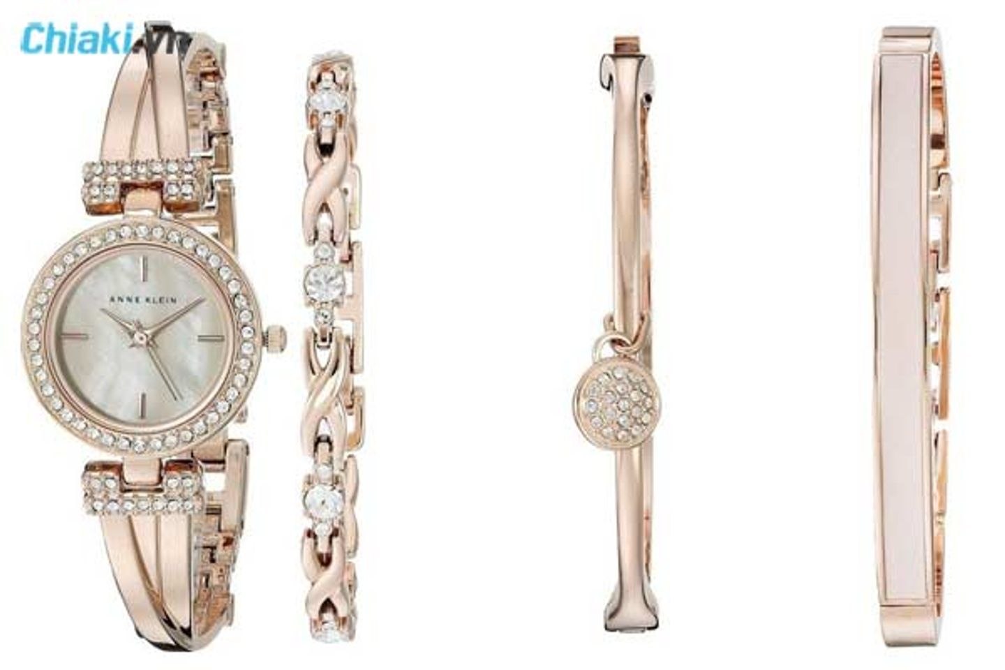 Đồng hồ Anne Klein AK/2238RGST k&egrave;m v&ograve;ng tay