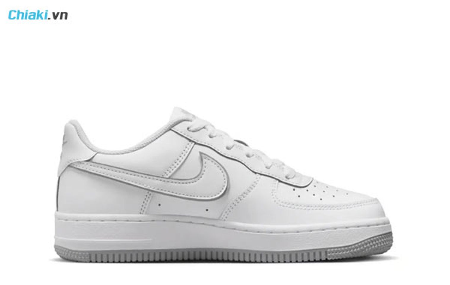 trong c&aacute;c mẫu gi&agrave;y Nike phải kể đến Air Force 1 Low GS 'White Wolf Grey' DX5805-100