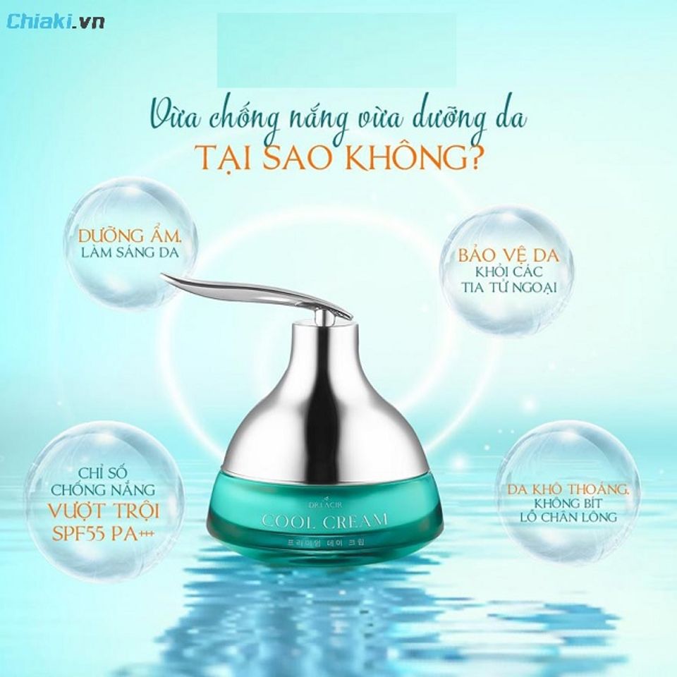 Kem chống nắng Cool Cream gi&uacute;p chống nắng, dưỡng da