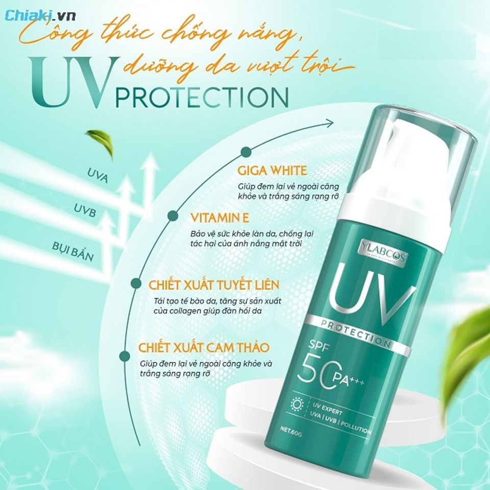 Kem chống nắng Dr Lacir UV Protection Ylabcos đa tầng