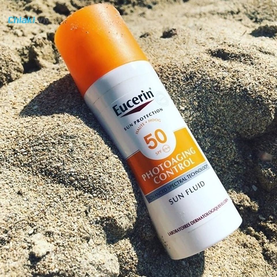 kem chống nắng giảm nếp nhăn eucerin photoaging control sun flui