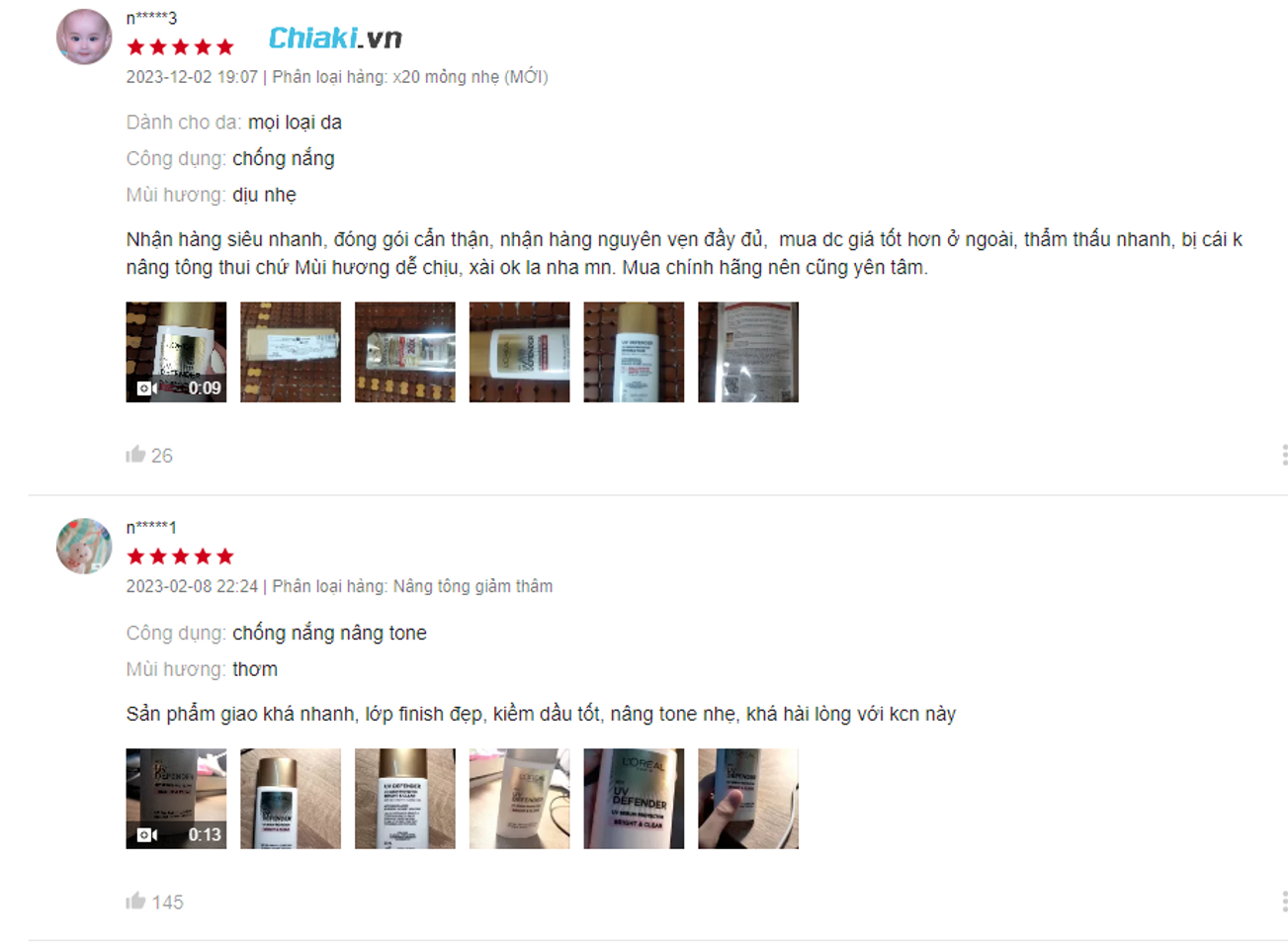 Đ&aacute;nh gi&aacute; từ người d&ugrave;ng kem chống nắng L&rsquo;Oreal vạch đỏ tr&ecirc;n shopee