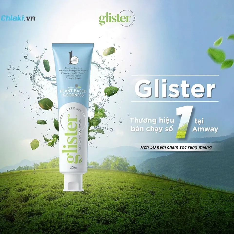 Kem tiến công răng Amway Glister Multi-Action Toothpaste Fluoride