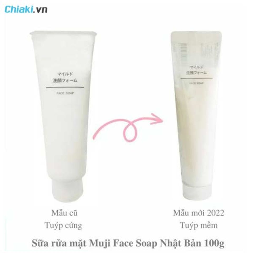 Sữa rửa mặt Muji Face Soap l&agrave;m sạch s&acirc;u trong lỗ ch&acirc;n l&ocirc;ng&nbsp;