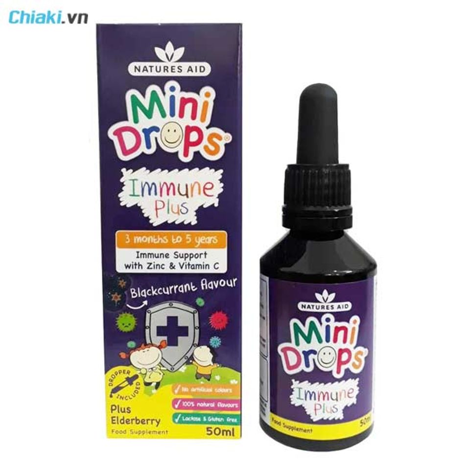 Thực phẩm chức năng tăng sức đề kh&aacute;ng cho trẻ Natures Aid Immune Plus
