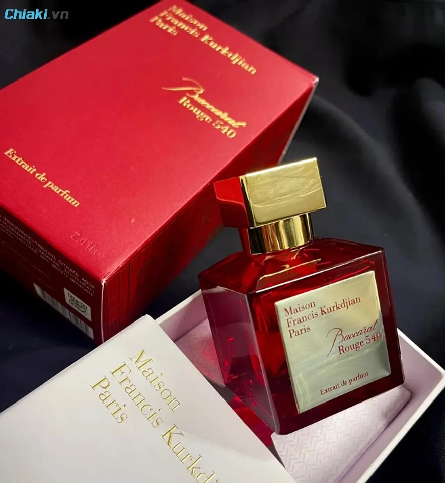 Nước hoa Maison Francis Kurkdjian Baccarat Rouge 540 Extrait De Parfum hương thơm ngọt, rét áp