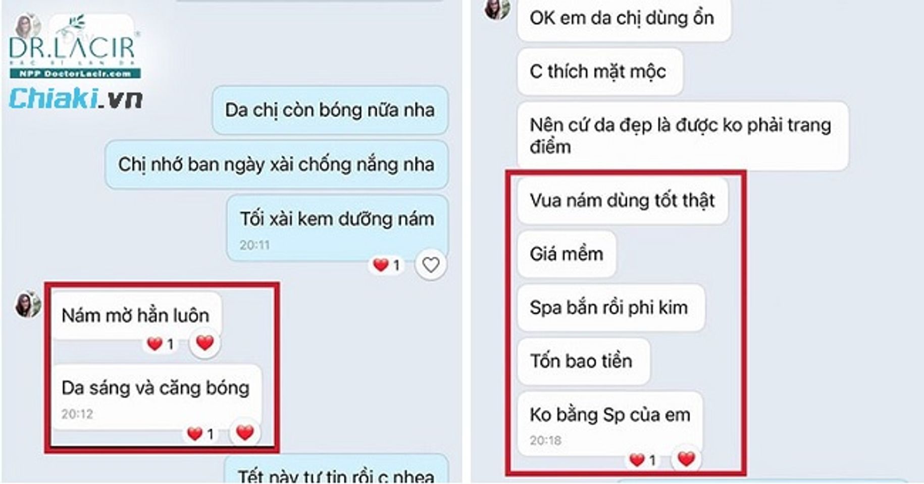 Review kem chống nắng Dr Lacir từ người d&ugrave;ng