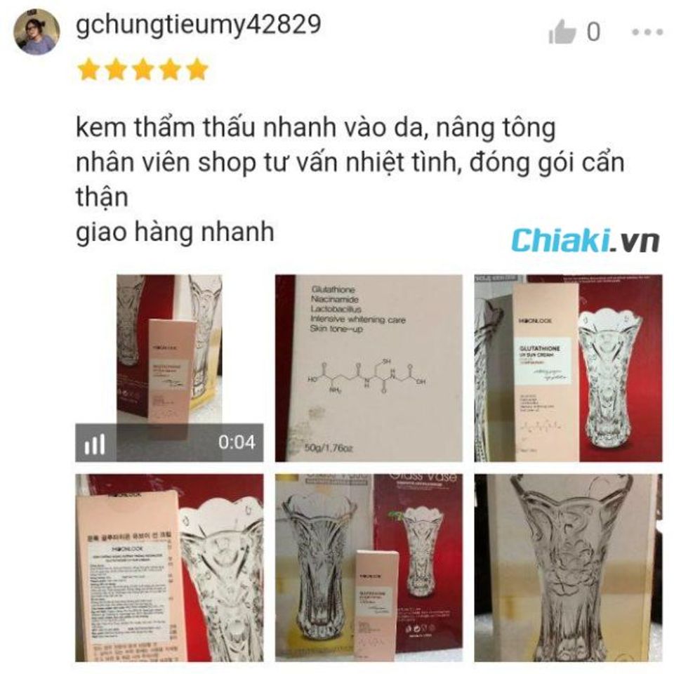 Review kem chống nắng MoonLook từ người sử dụng 3