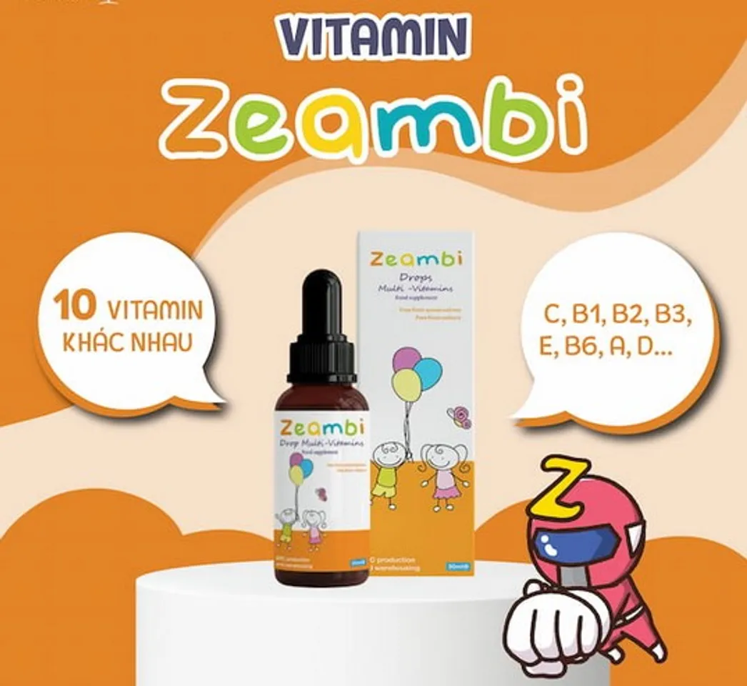 Thành phần vitamin zeambi