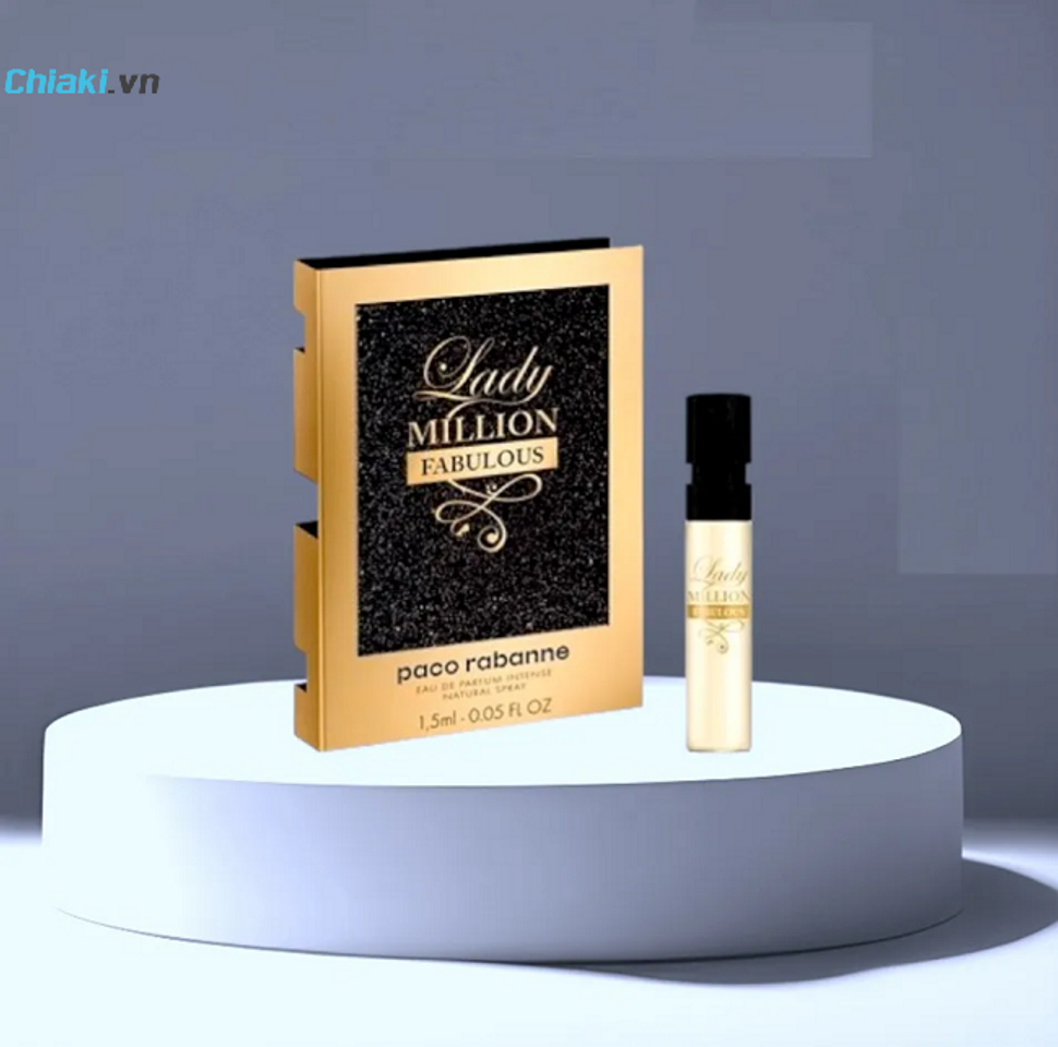 Nước hoa sample Paco Rabanne Lady Million Fabulous EDP Intense Vial