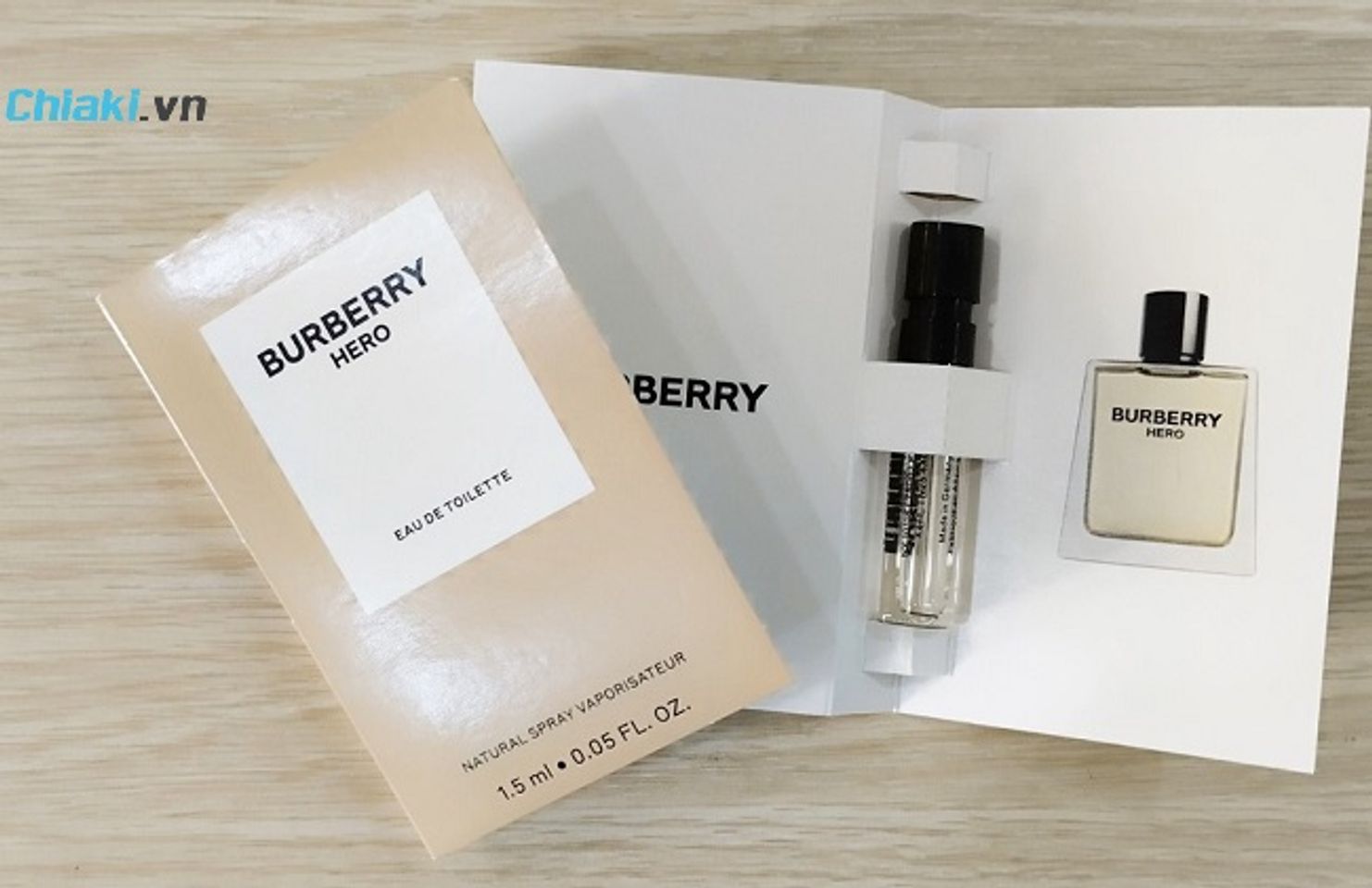 Nước hoa nam Burberry Hero EDP Sample Vial