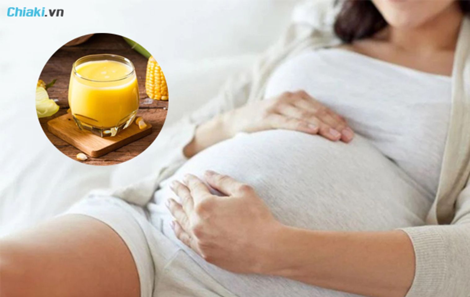 bầu uống sữa bắp được kh&ocirc;ng