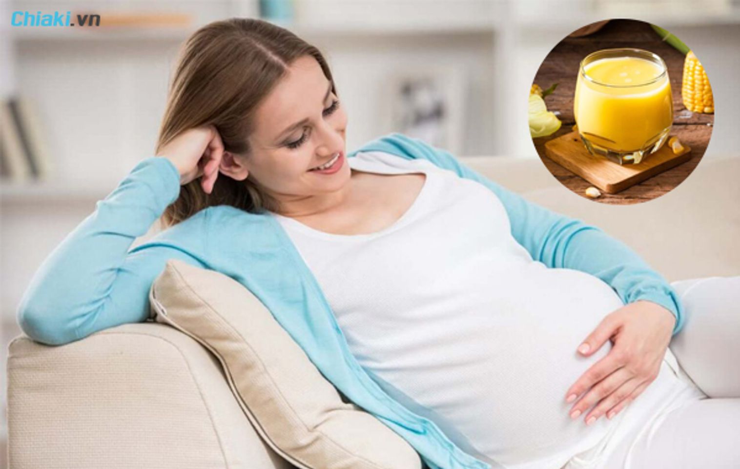 b&agrave; bầu uống sữa bắp tốt cho tim mạch