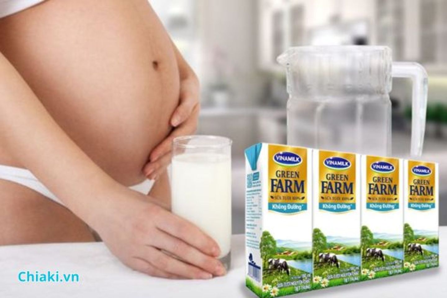 Sữa tươi kh&ocirc;ng đường cho b&agrave; bầu Vinamilk
