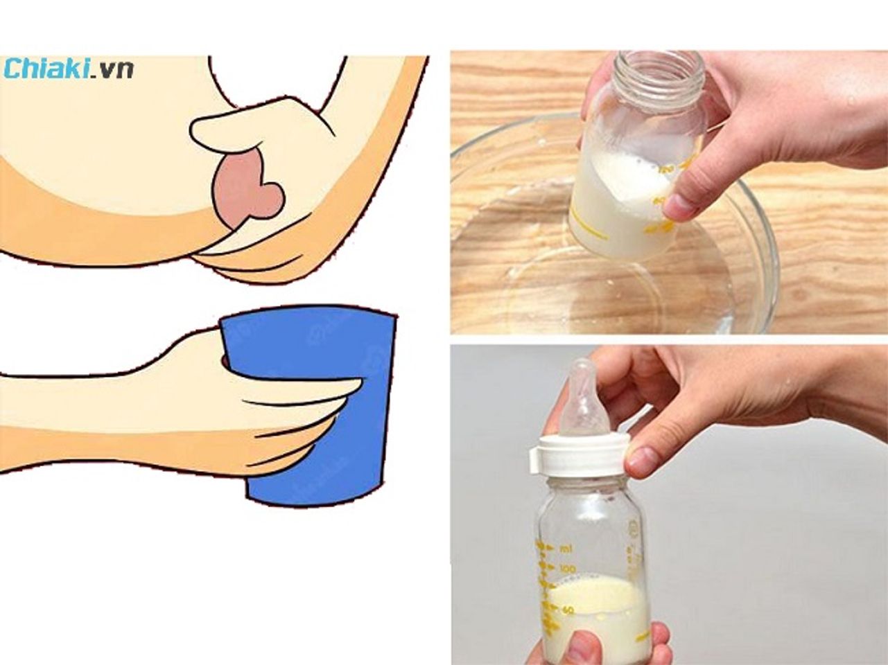 N&ecirc;n chọn vắt sữa mẹ bằng m&aacute;y hay bằng tay?