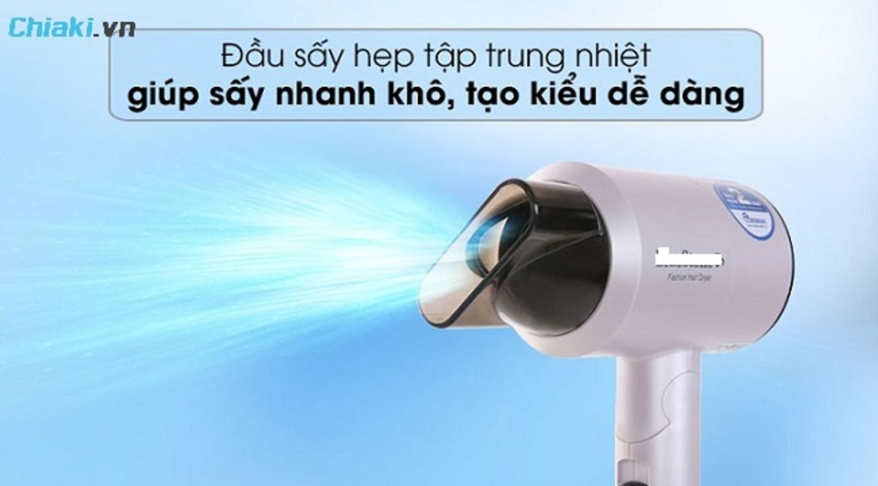 Đầu sấy hẹp tập trung nguồn nhiệt gi&uacute;p tạo kiểu t&oacute;c dễ