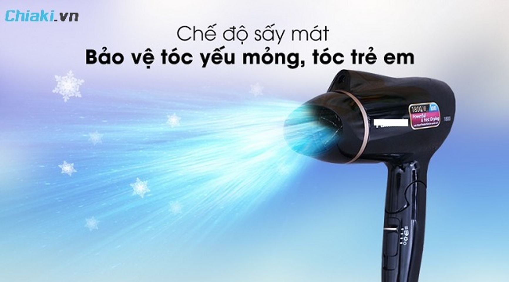 Chế độ sấy m&aacute;t gi&uacute;p t&oacute;c v&agrave;o nếp nhanh hơn