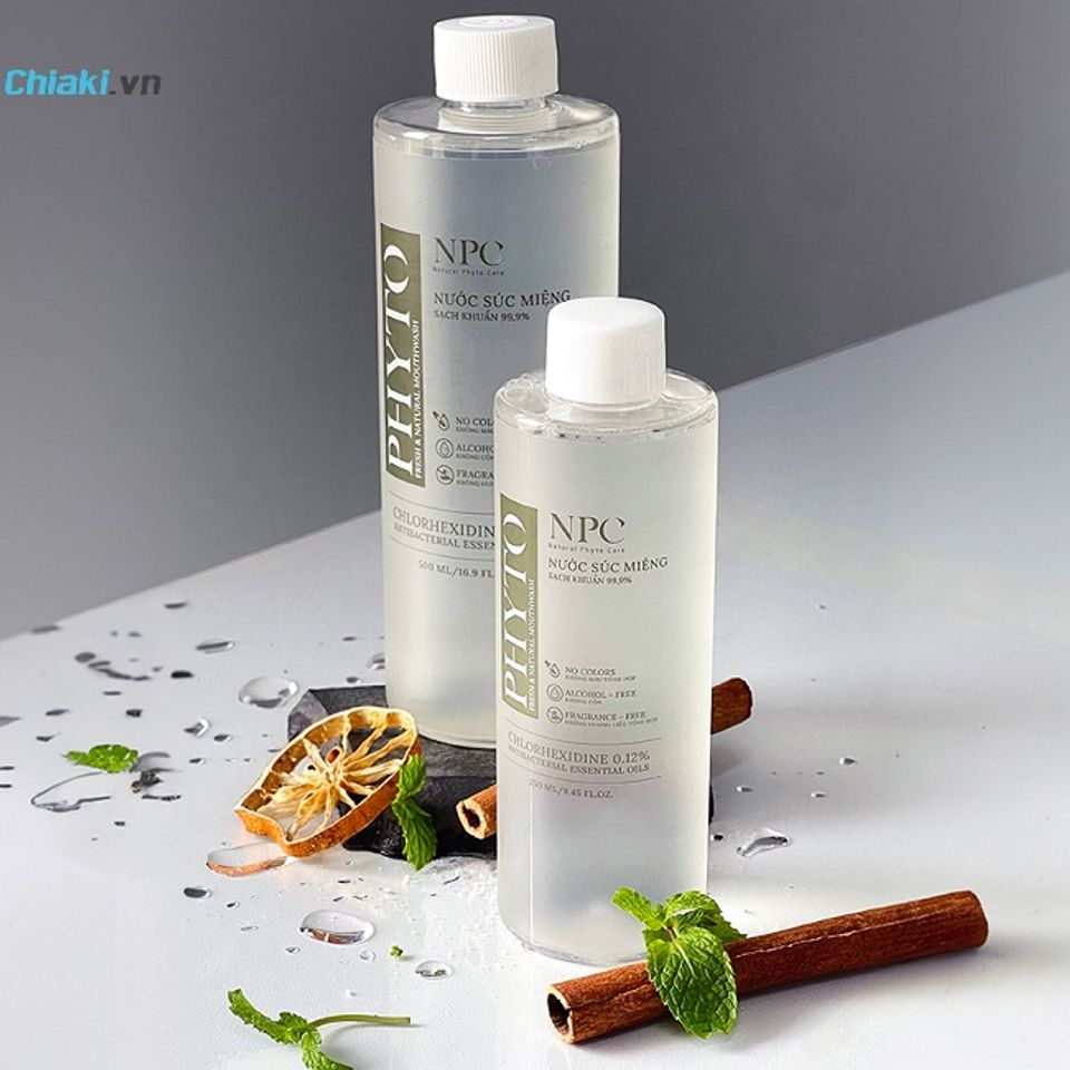 Nước s&uacute;c miệng Phyto tinh dầu thi&ecirc;n nhi&ecirc;n