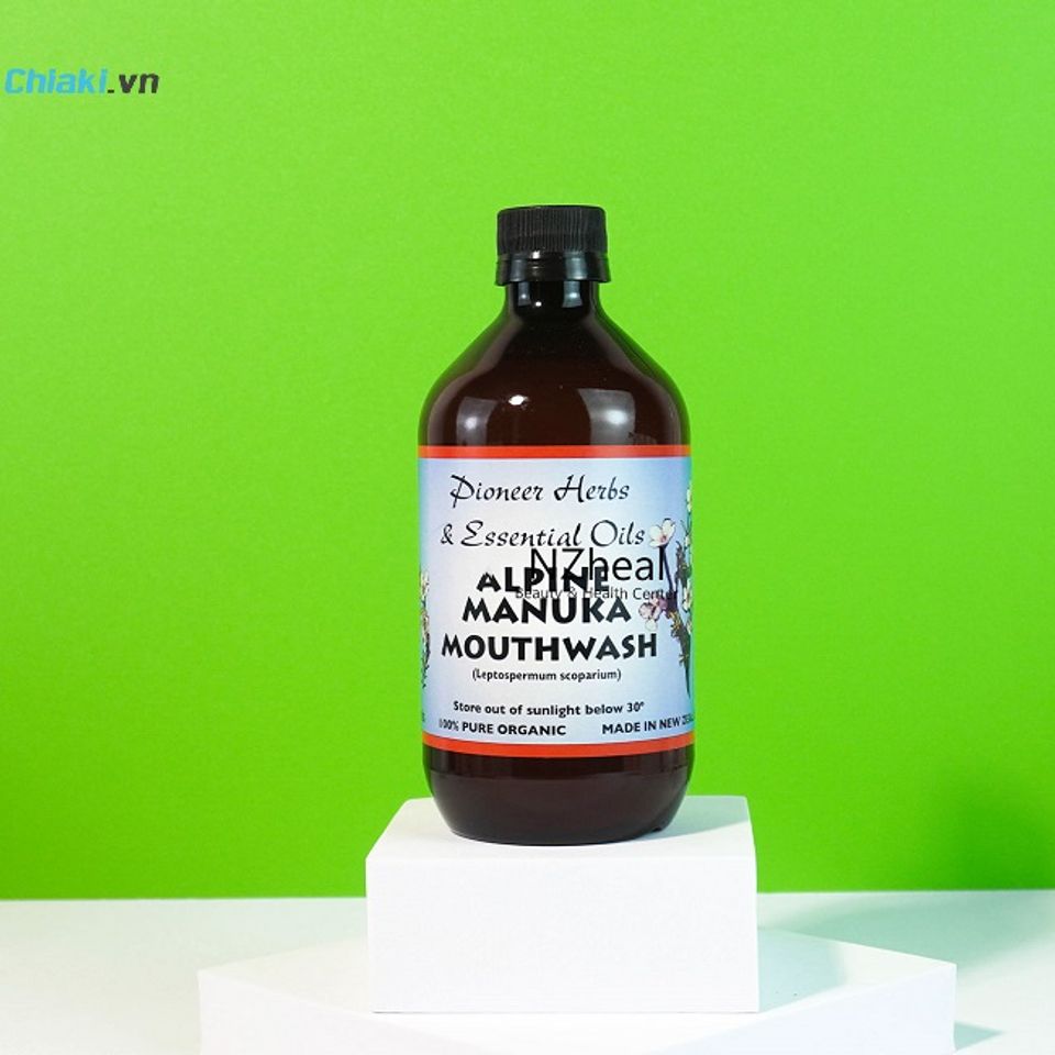 Nước s&uacute;c miệng mật ong Alpine Manuka Mouthwash