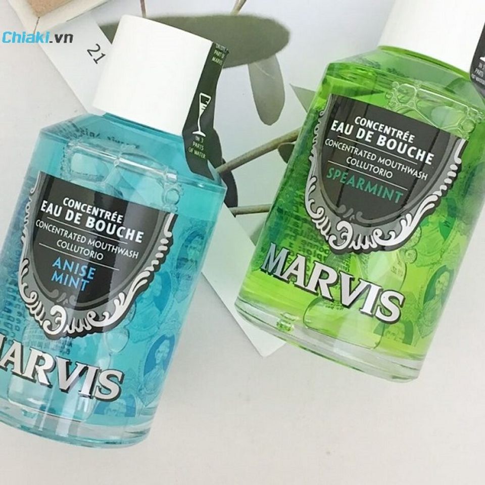 Nước s&uacute;c miệng Marvis Anise Mint Concentrated Mouthwash