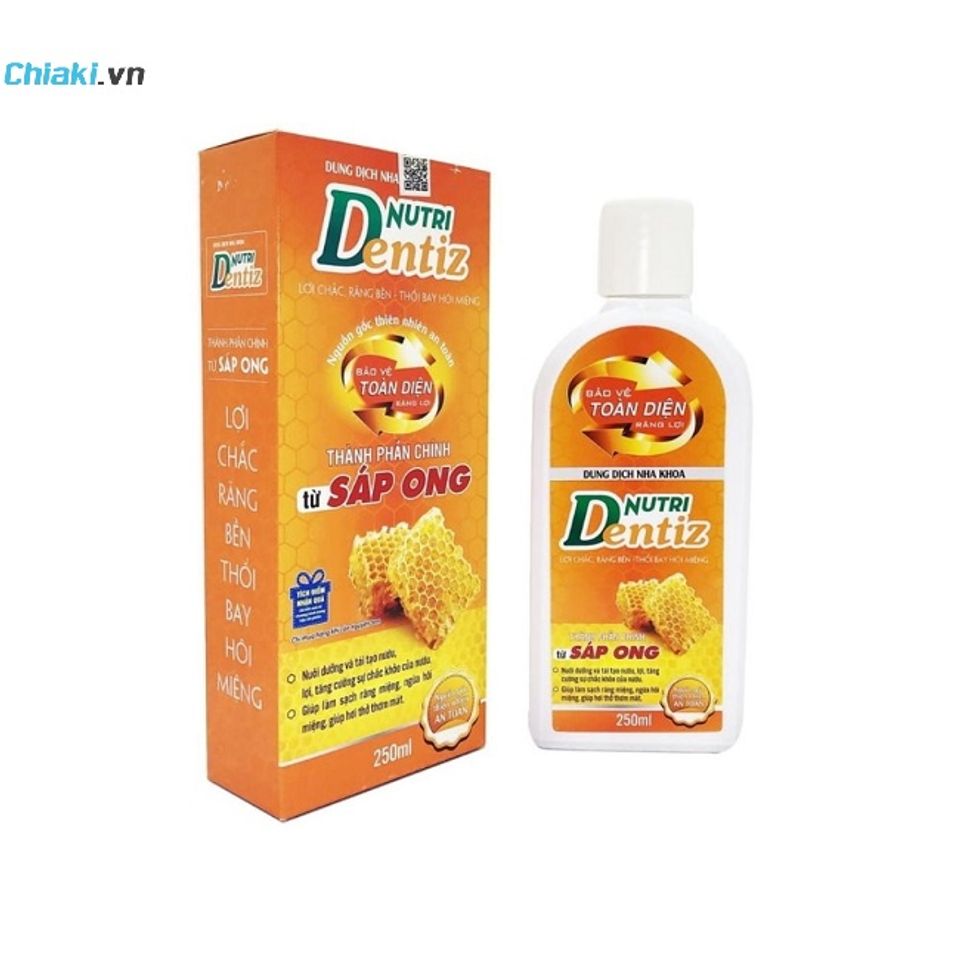 Dung dịch nha khoa Nutri Dentiz gi&uacute;p răng miệng lu&ocirc;n chắc khỏe