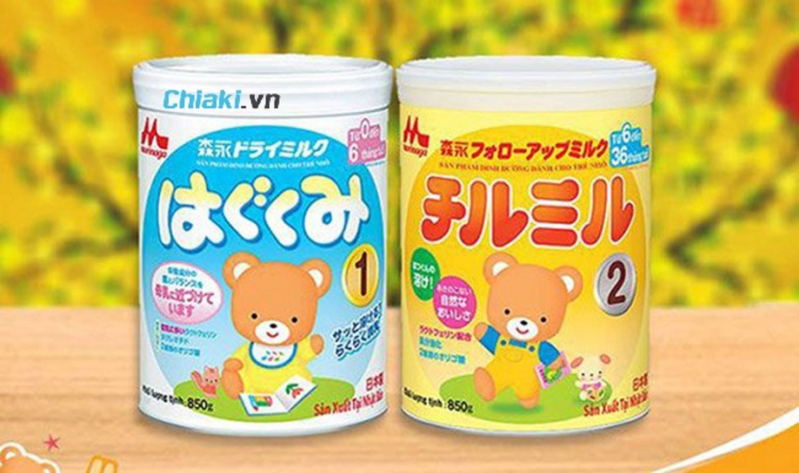 V&agrave;i n&eacute;t cơ bản về sữa Meiji v&agrave; Morinaga
