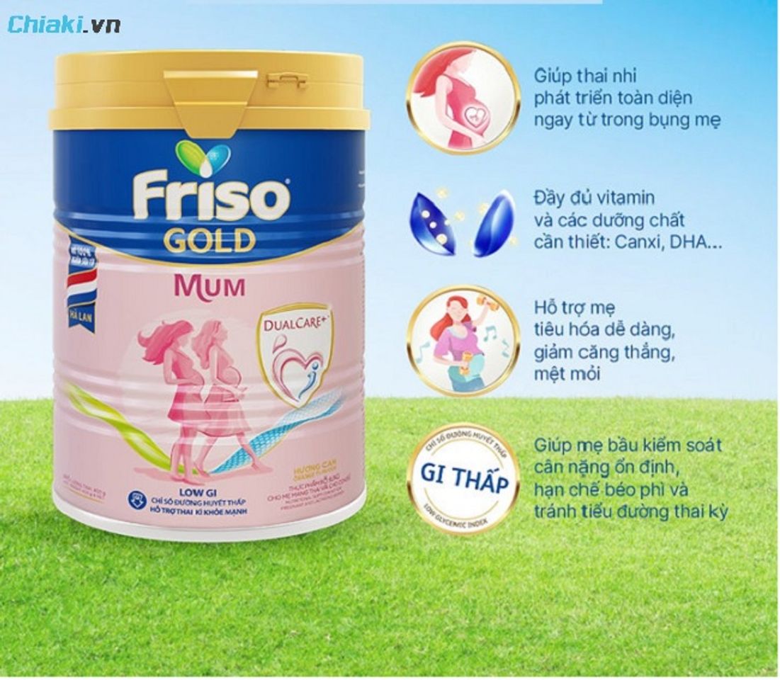 Sữa bầu Frisomum Việt Nam hỗ trợ mẹ bầu ti&ecirc;u h&oacute;a dễ d&agrave;ng