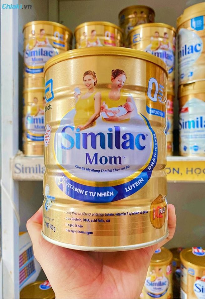 Sữa bầu tốt 3 th&aacute;ng cuối Similac Mom Mỹ chứa h&agrave;m lượng dinh dưỡng cao