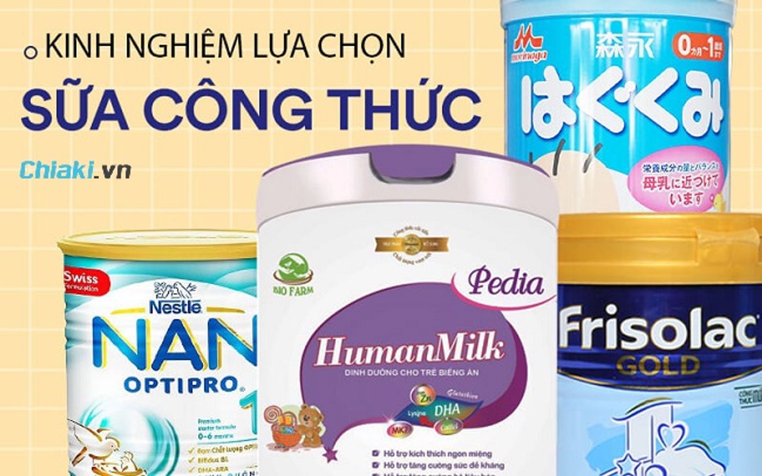 Ti&ecirc;u ch&iacute; chọn sữa c&ocirc;ng thức cho trẻ dưới 1 tuổi