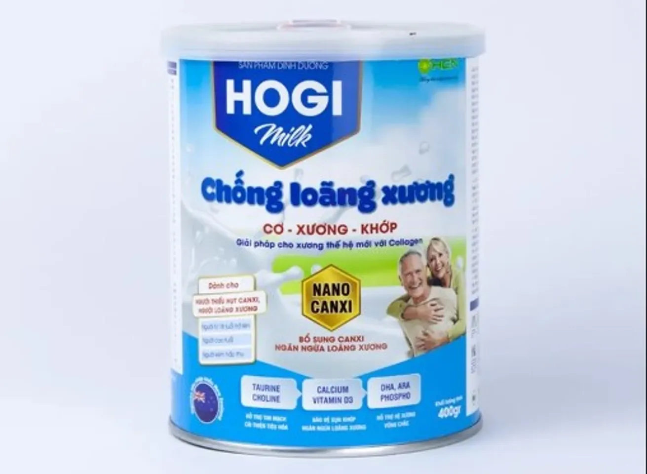 Sữa Hogi Milk hỗ trợ chống loãng xương