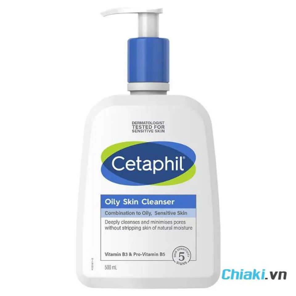 Sữa rửa mặt Cetaphil Oily Skin Cleanser cho da mụn